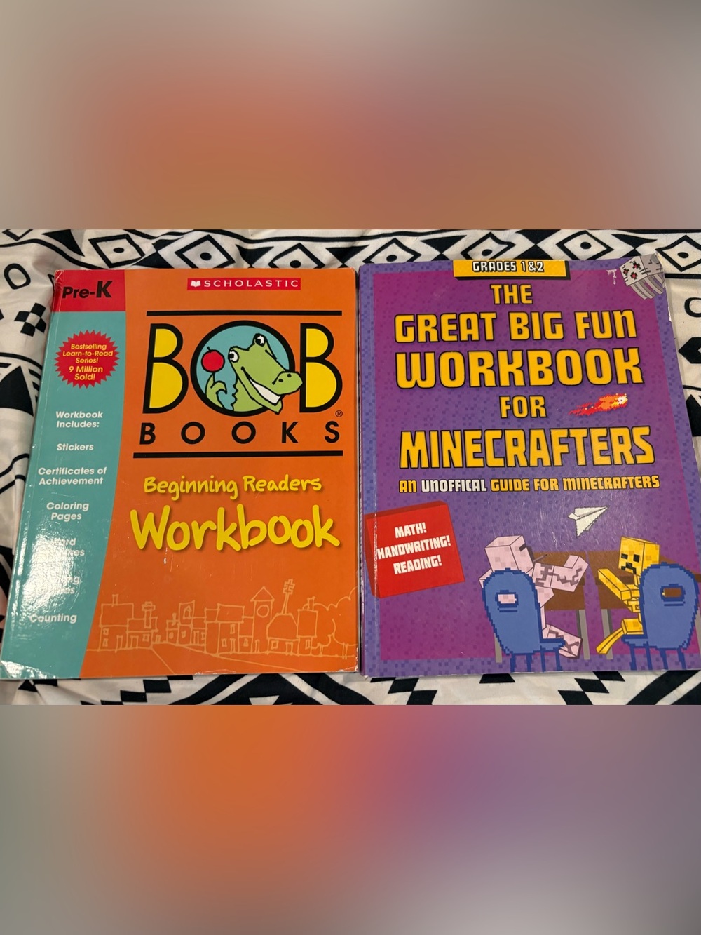 Minecraft practice
Bob Books practice - Picture 1 of 10